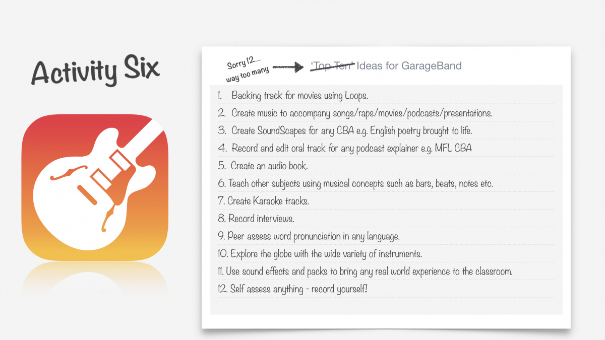 Top Ten Ideas For Garageband